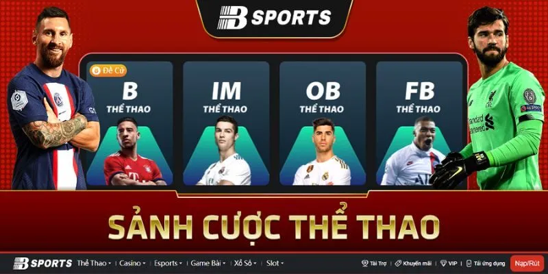 Cá cược thể thao tại Bsport mang đến cảm giác chân thực như đang ở trong trận đấu