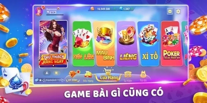 M Game Bài là nơi hội tụ đủ mọi thể loại trò chơi bài cực kỳ hấp dẫn